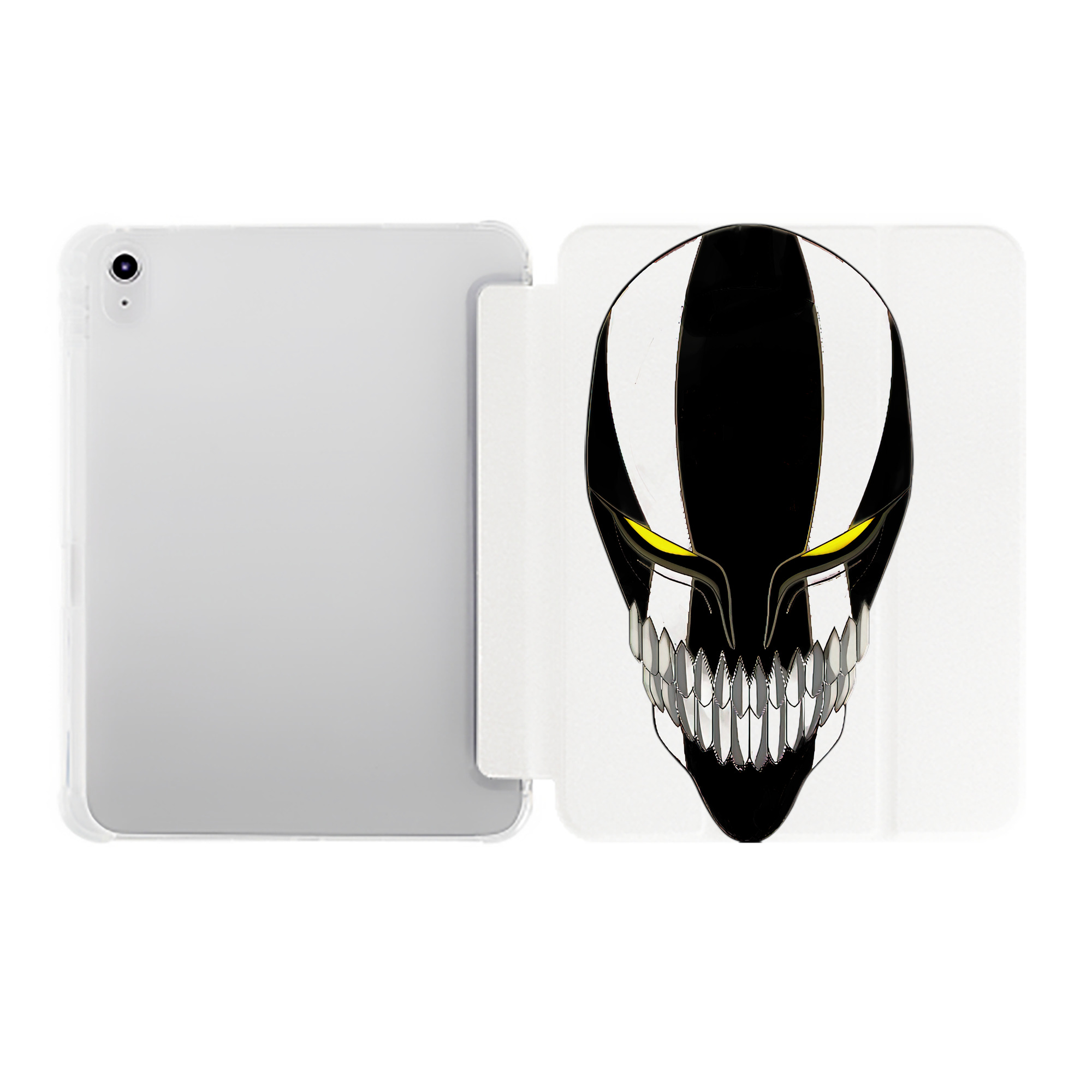 （画像用） ブリーチ 黒崎一護（くろさき いちご）BLEACH Kurosaki Ichigo IPad ケース ペン収納付き 三つ折りスタンド PUレザー×シリコン 対応機種9.5/10.5/10.9インチ
